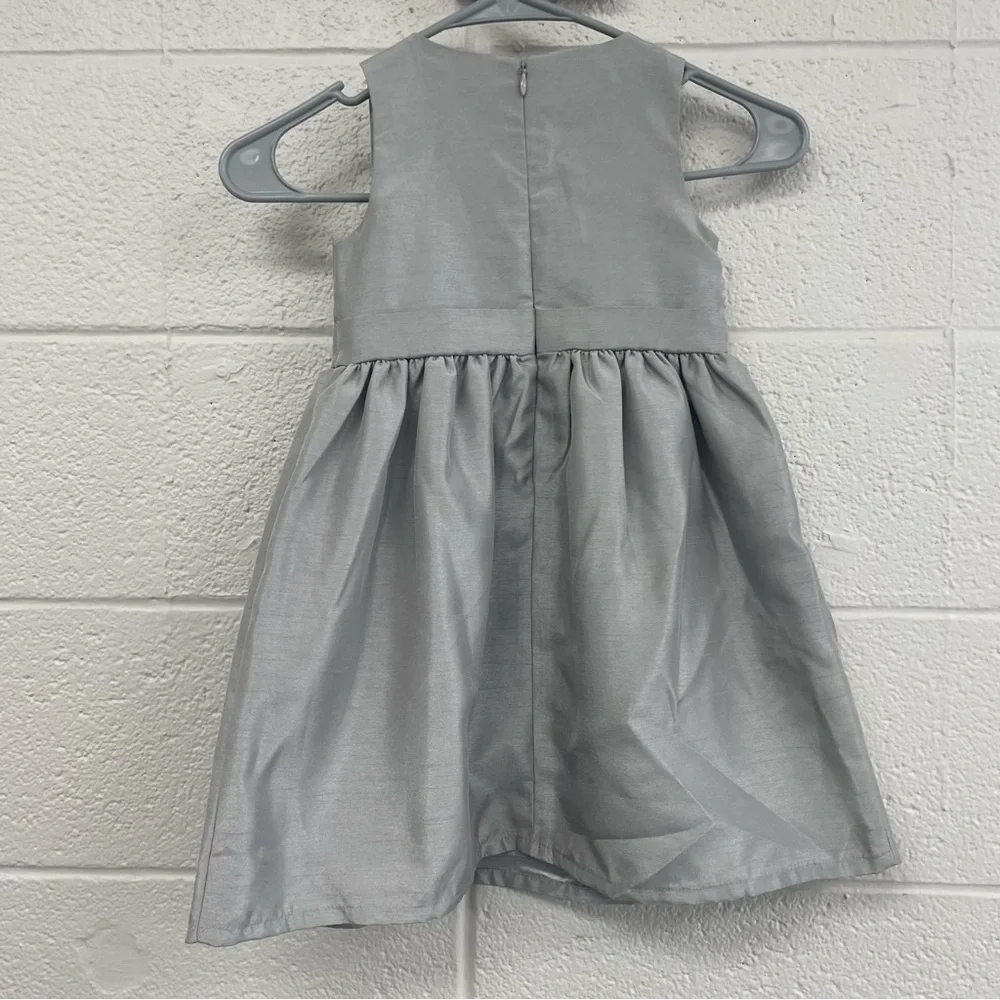 Gymboree Shimmering Silver Kids Dress